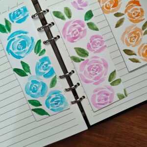 Floral bookmarks