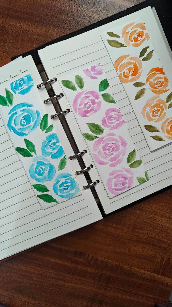 floral bookmarks